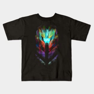 Scifi alien techno head Kids T-Shirt